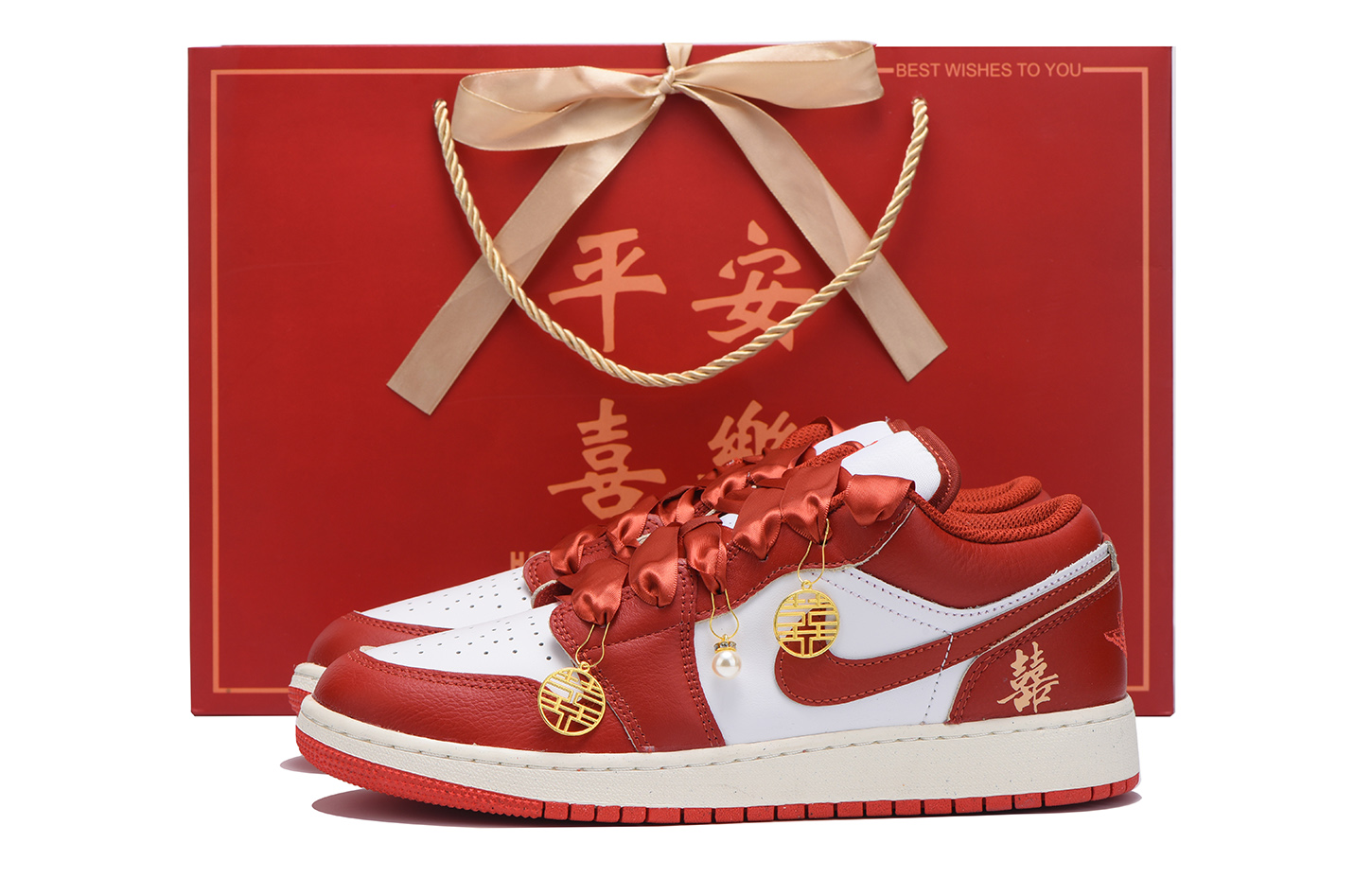 

Воздушные 1 Противоскользящие и Износостойкие Дышащие Низкие Детские Баскетбольные Кроссовки Красные Подростковые Jordan