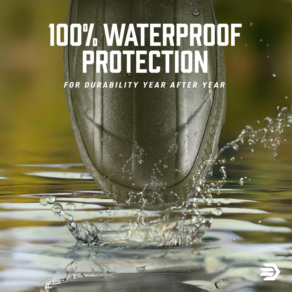 Мужские болотные сапоги LaCrosse ZXT Irrigation 26" - водонепроницаемые, прочные резиновые сапоги с регулируемым ремнем и протекторной подошвой, зеленый — фото 3