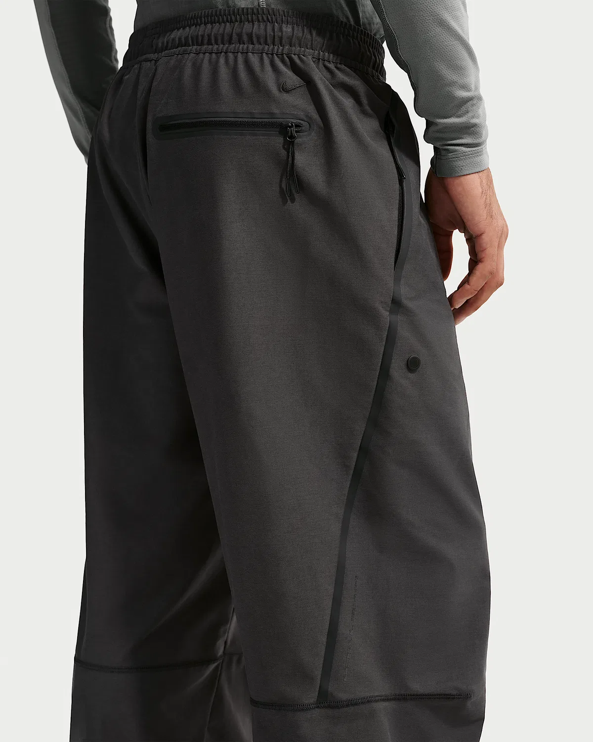 Мужские штаны Nike Tech Dri-FIT Shori Knit, Anthracite/Black — фото 3
