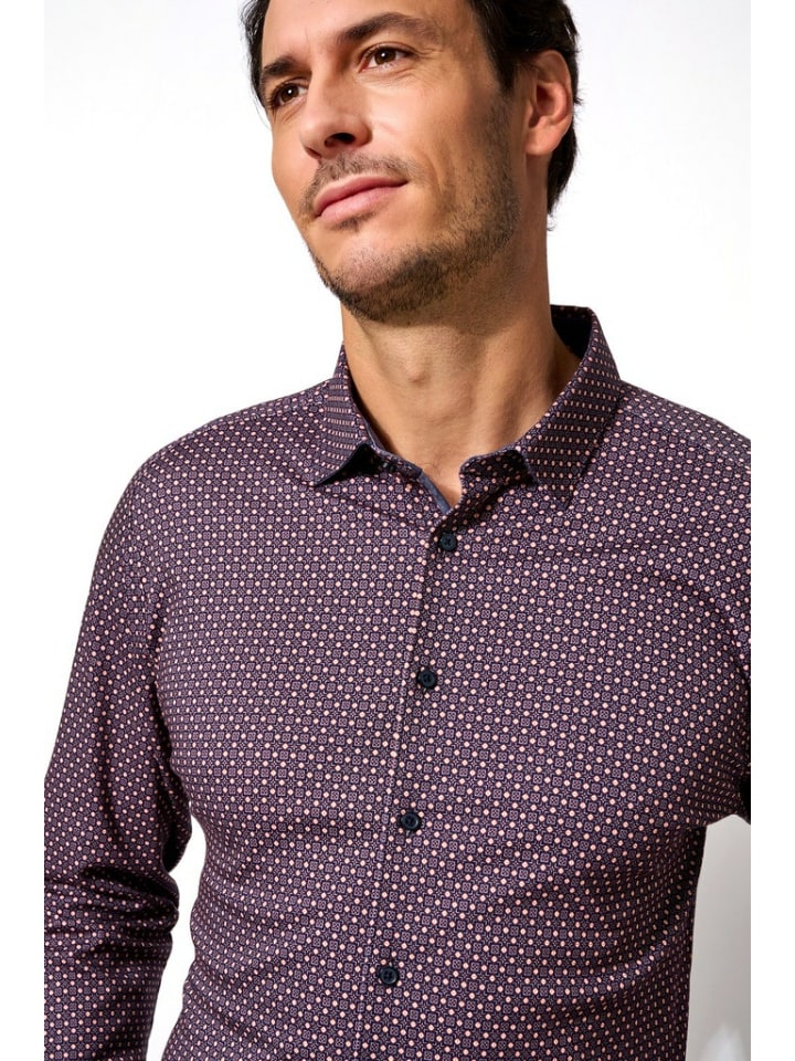 

Повседневная рубашка с длинными рукавами для мужчин в комбинированном стиле Wappen