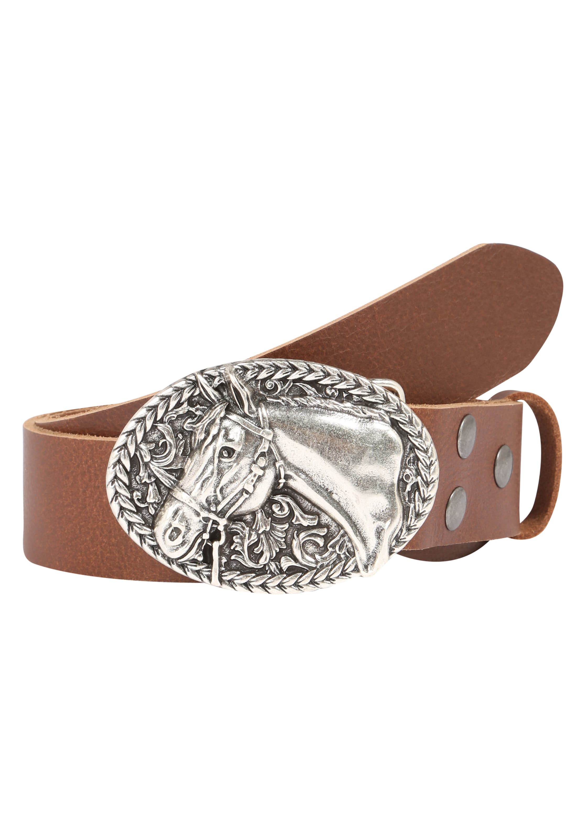 

RETTUNGSRING by showroom 019° Ремень 'Wasserbüffel' в коричневом цвете