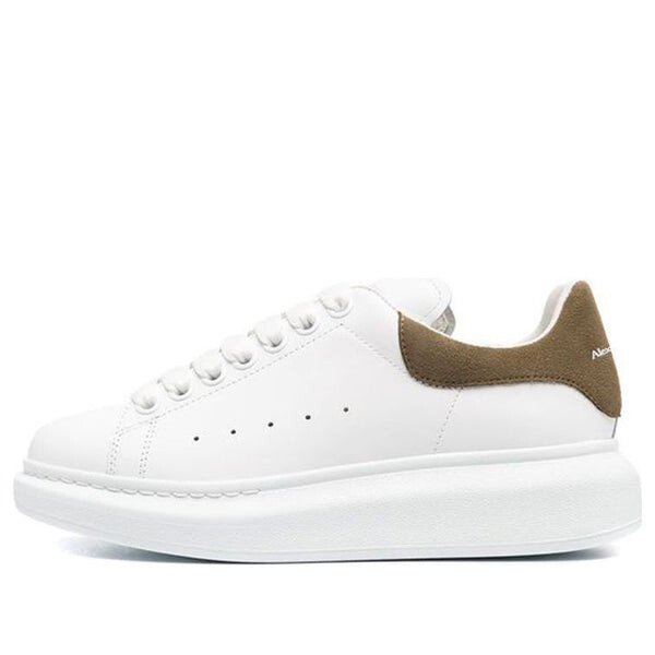 Кроссовки oversized sneaker 'white khaki' Alexander Mcqueen, белый