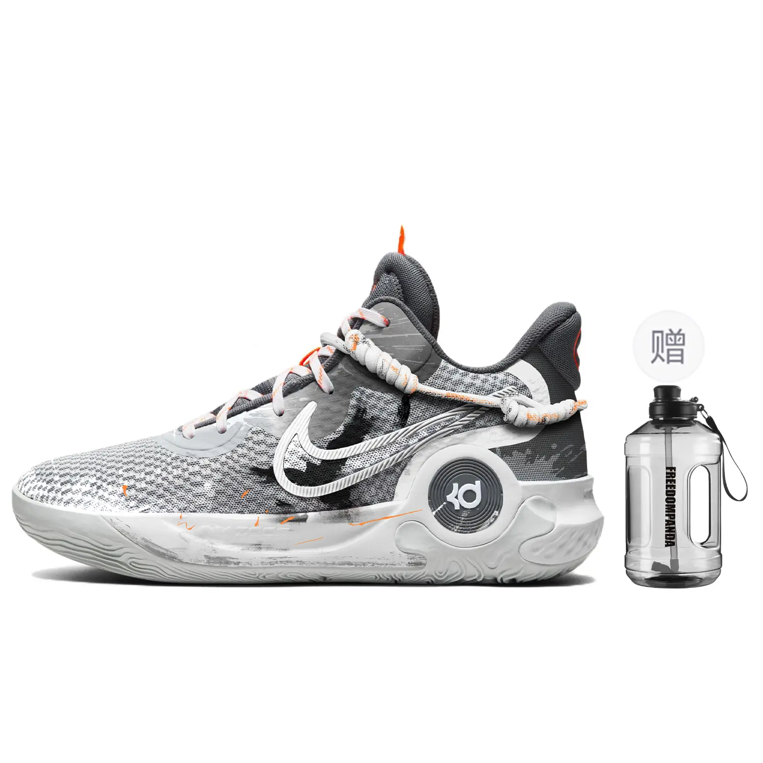 

Баскетбольные кроссовки KD Trey 5 Basketball Shoes Unisex Mid-Top Gray/Black Nike