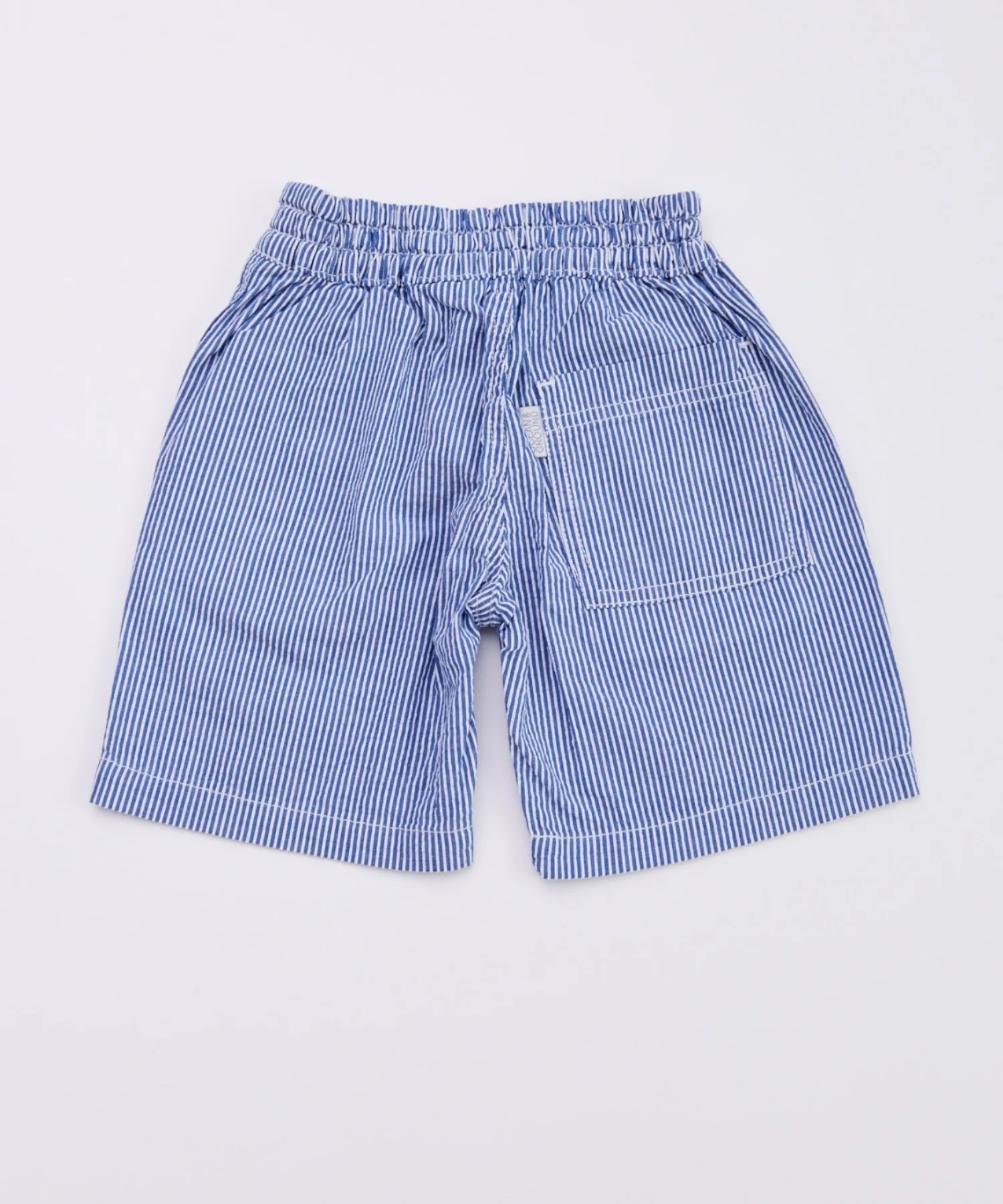 Детские шорты с вышивкой и полоской Ocean&Ground Stitch Shorts разноцветные — фото 4
