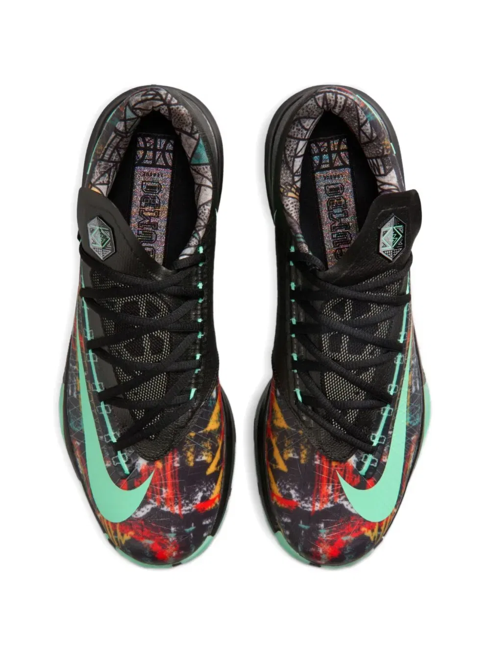 Кроссовки Zoom kd 6 с графическим принтом Nike, черный — фото 4