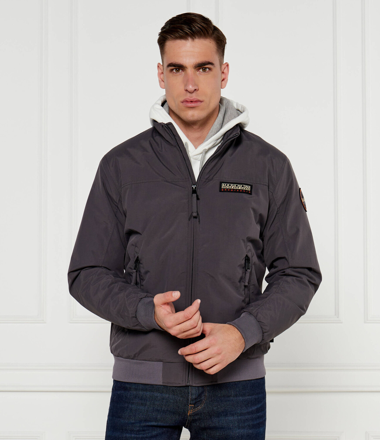 

Куртка Napapijri A-SAILOR Regular Fit, серый