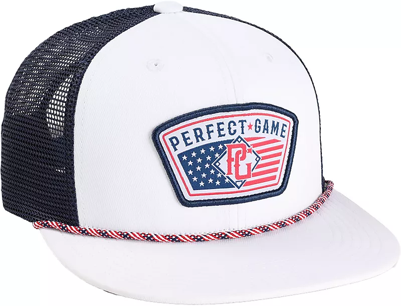 

Кепка-тракер Perfect Game Hoffman Rope Trucker, белый