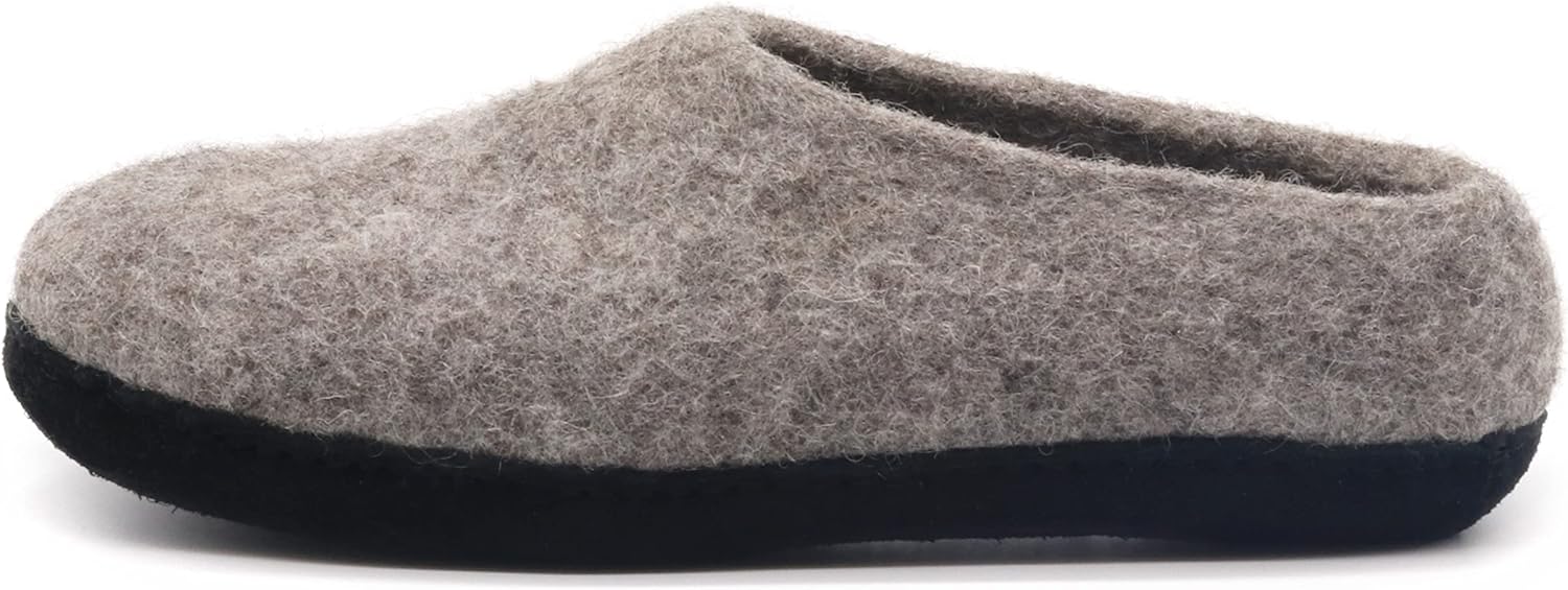 

Мужские шерстяные домашние тапочки 'Newport' Nootkas, черный/серый