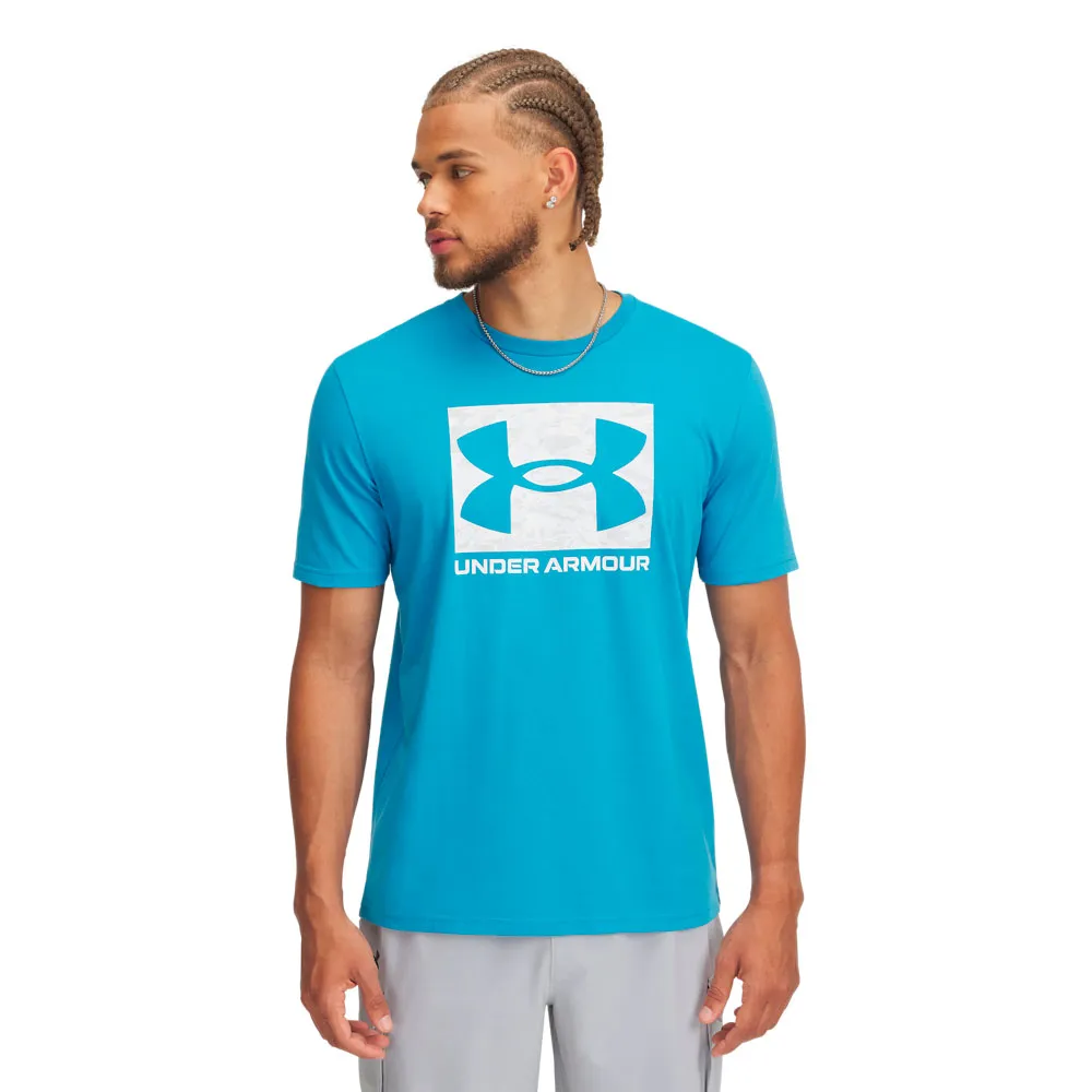 

Футболка с коротким рукавом Under Armour ABC Camo Boxed Logo, синий