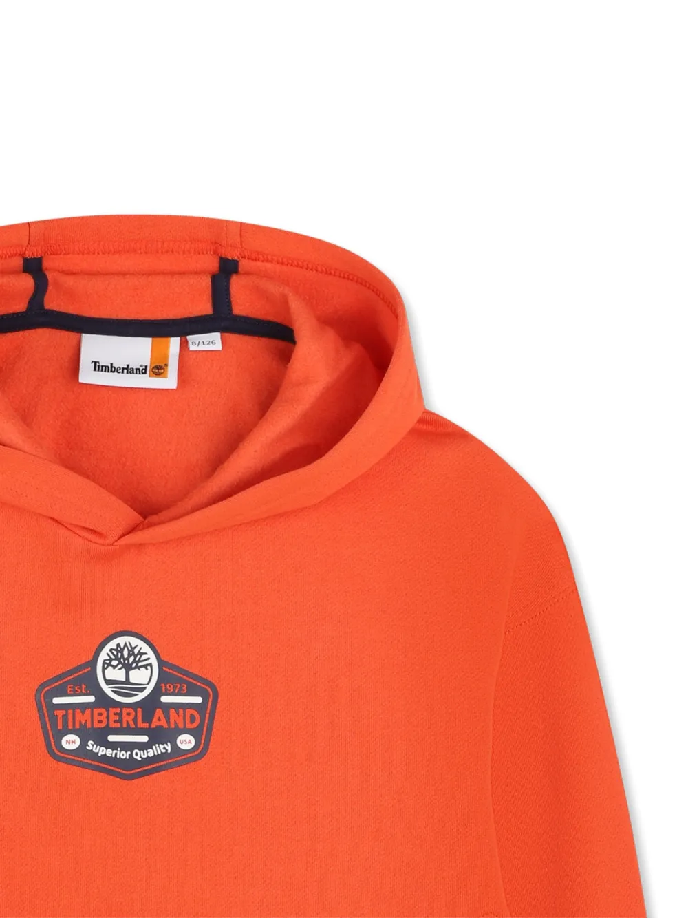 Худи с логотипом Timberland Kids, оранжевый — фото 3