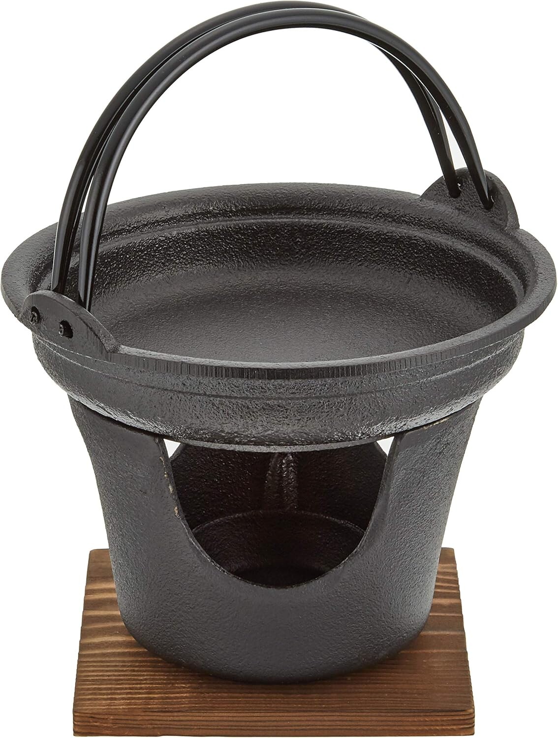 

Asahi QSK41 Iron Southern Sukiyaki Набор котелков, чугун/деревянное основание: натуральное дерево, Япония, Black