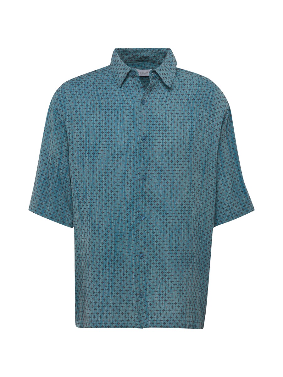 

Повседневная рубашка TOPMAN Regular fit Button Up Shirt, небесно-синий