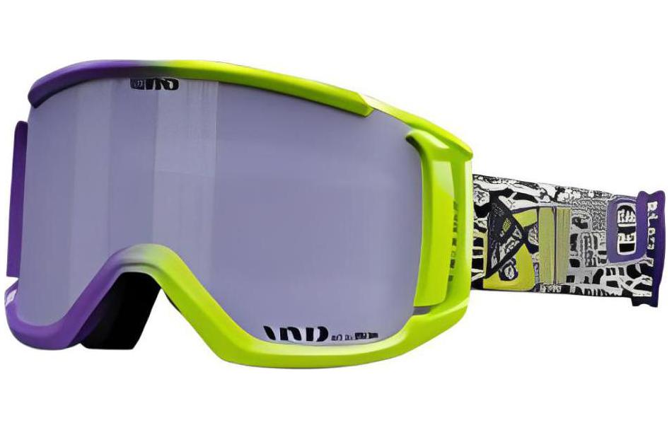 

Горнолыжные очки REVOLT с защитой от запотевания, унисекс Giro, светлый фиолетовый lens+фиолетовый зеленый frame