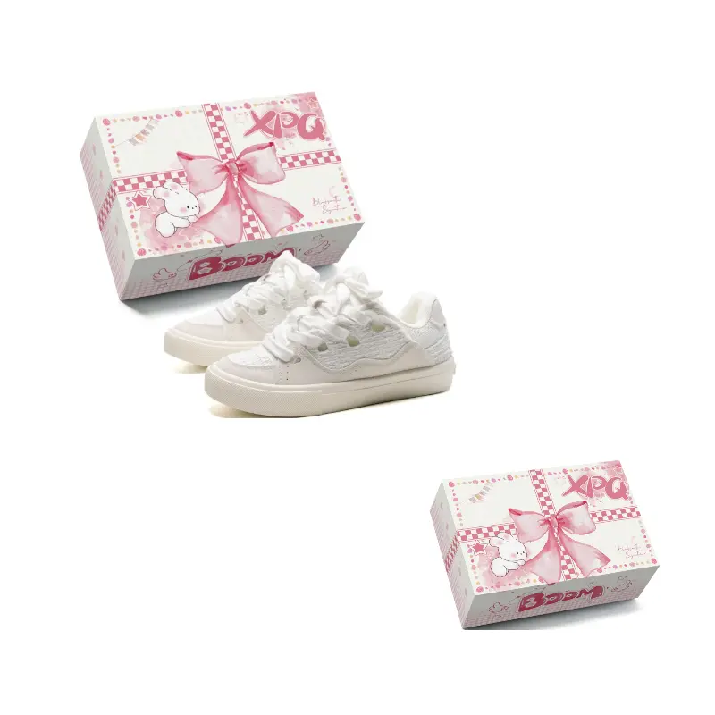 

XPQ Антискользящие износостойкие сбалансированные легкие увеличивающие рост низкие кеды для скейтборда унисекс белые в стиле Chanel, цвет White Chanel-Inspired