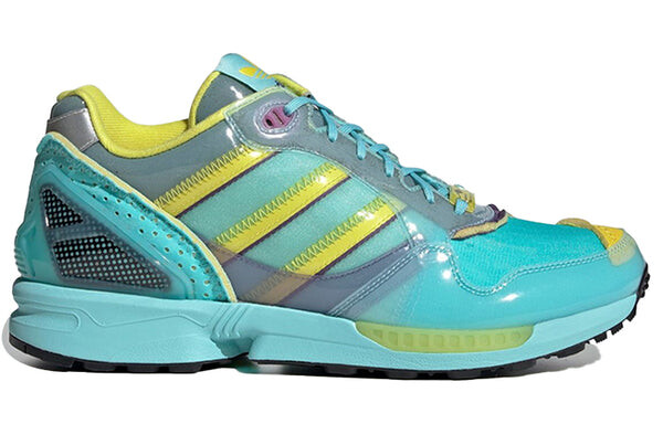 Кроссовки zx 6000 Adidas, синий — фото 2