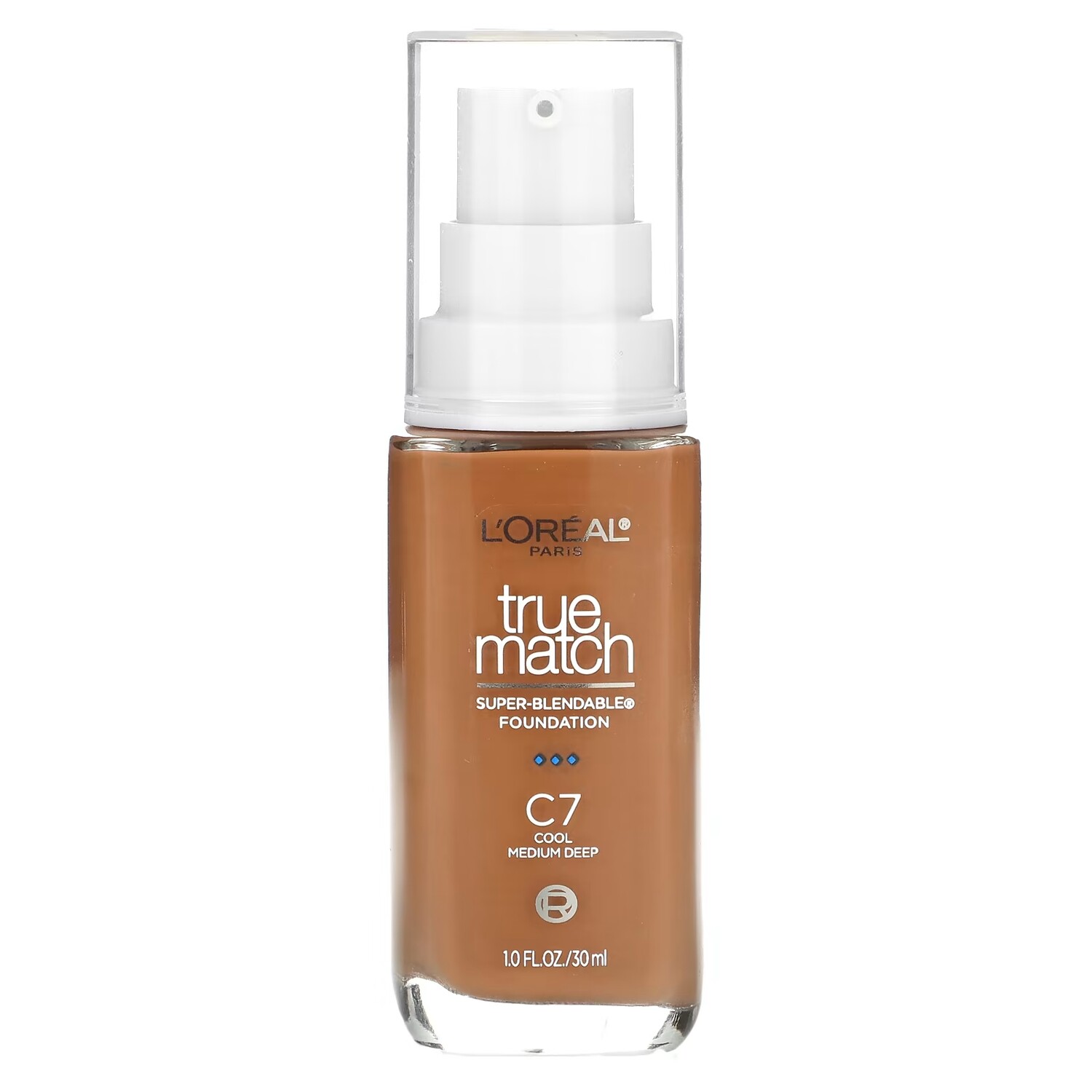 

Тональная основа L'Oréal True Match Super-Blendable Foundation C7 Cool Medium Deep, 30 мл