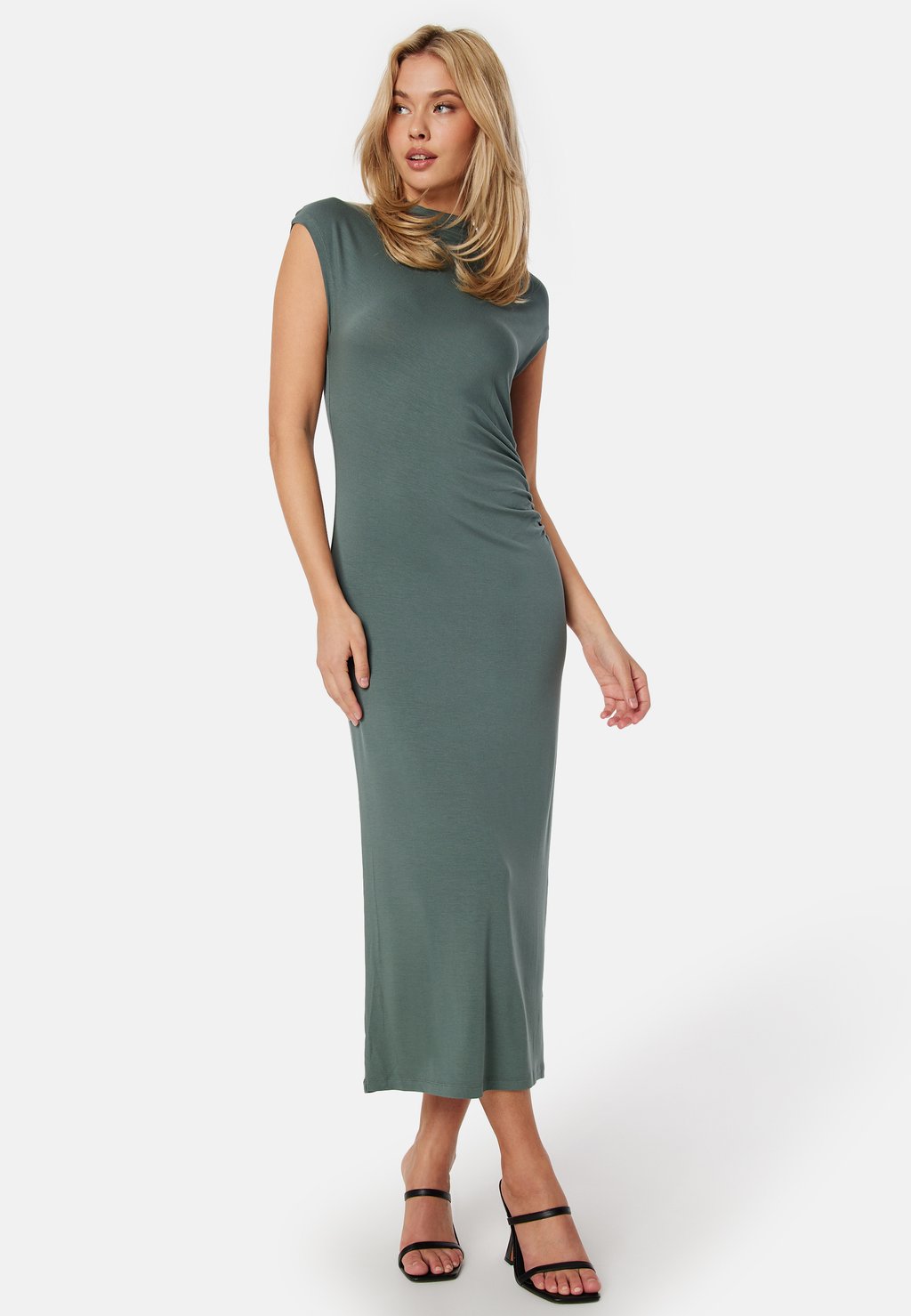 

Платье из джерси SOFT CAP SLEEVE DRAPY DRESS - Shift dress Bubbleroom, зеленый