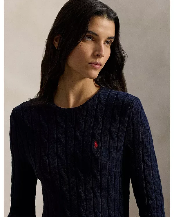 Платье-Макси с лифом-свитером Ralph Lauren, Blue — фото 4