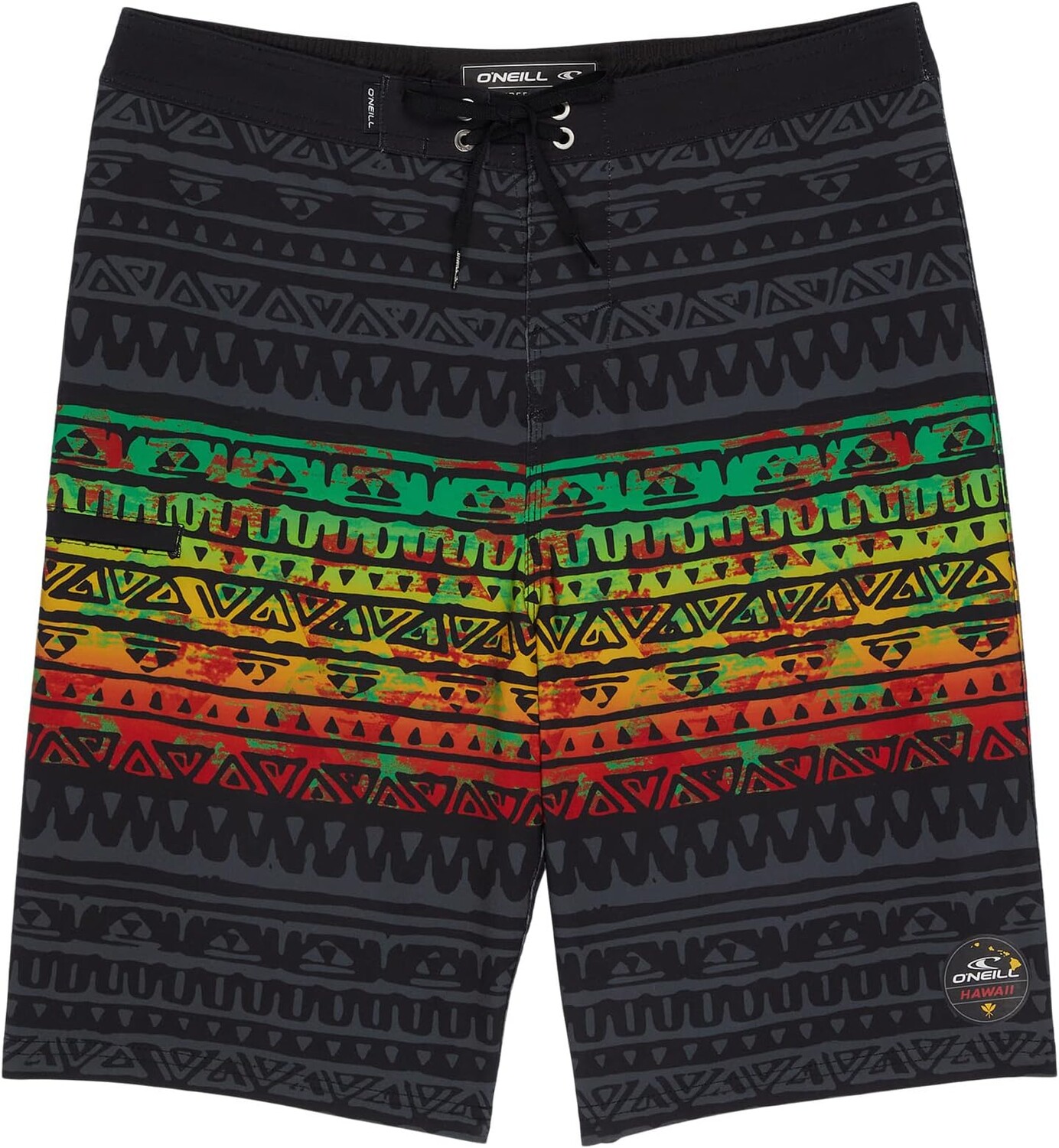 

Шорты для плавания O'Neill Hyperfreak Haleakala Boardshorts, цвет Rasta