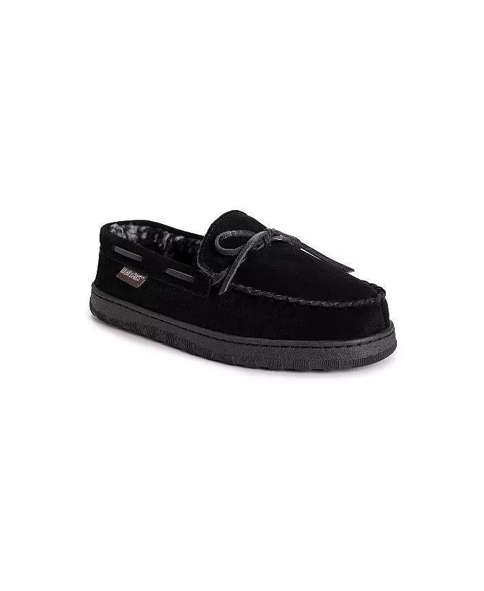 

Мужские мокасины-тапочки Paul Printed из берберской замши MUK LUKS, черный