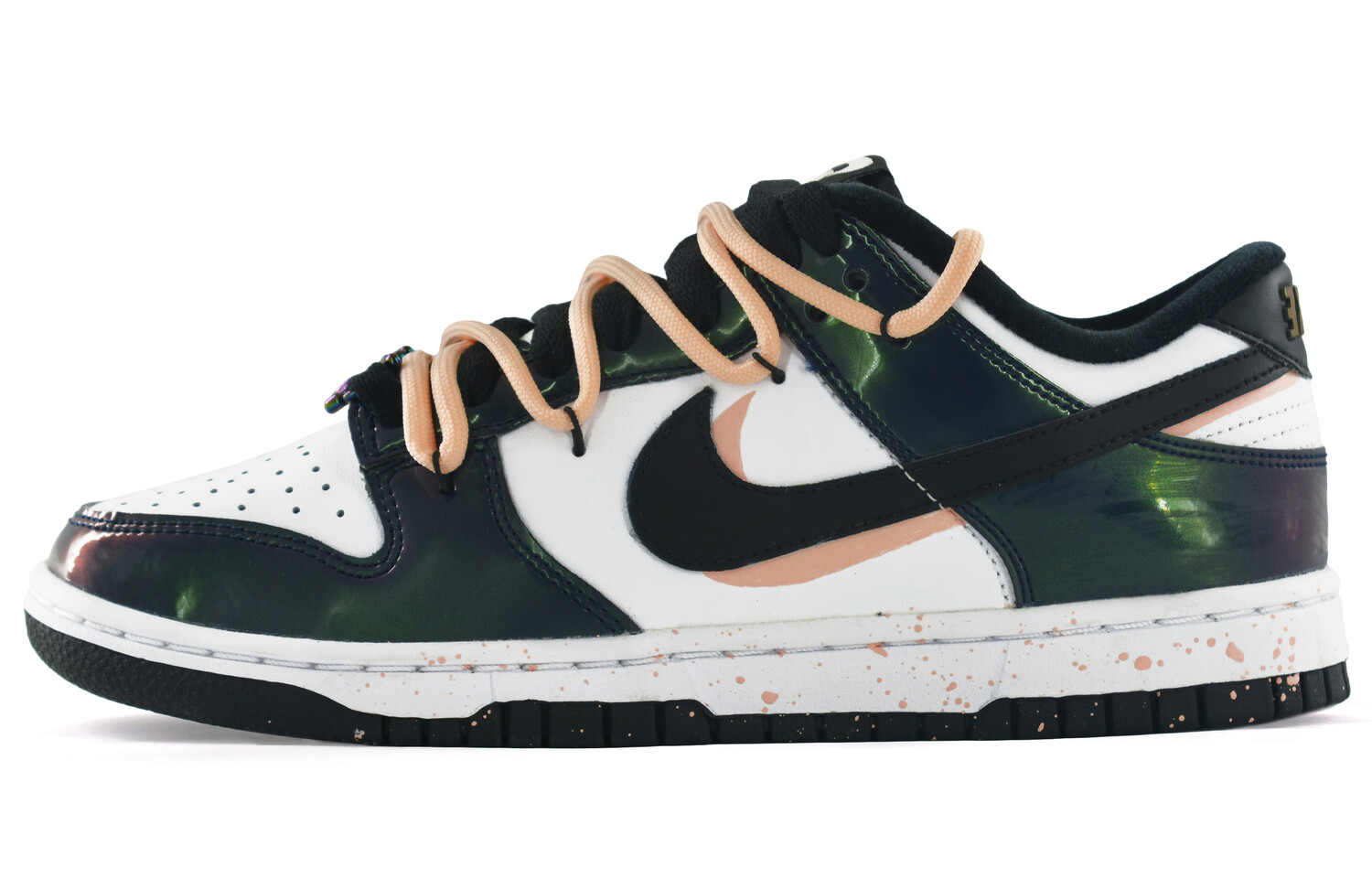 

Кроссовки для скейтбординга Dunk женские с низким верхом, черный/розовый Nike