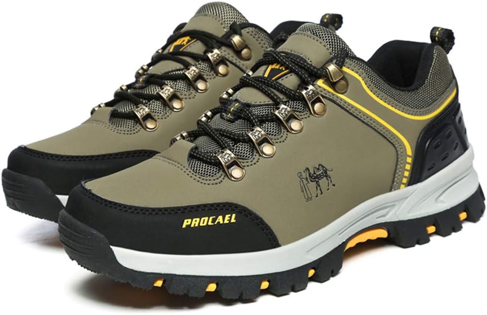 

Мужские походные туфли, дышащие спортивные кроссовки для фитнеса, прогулок на открытом воздухе и бега для среднего возраста и пожилых, зеленые, 39/UK 6.5/US 7 Grvpm