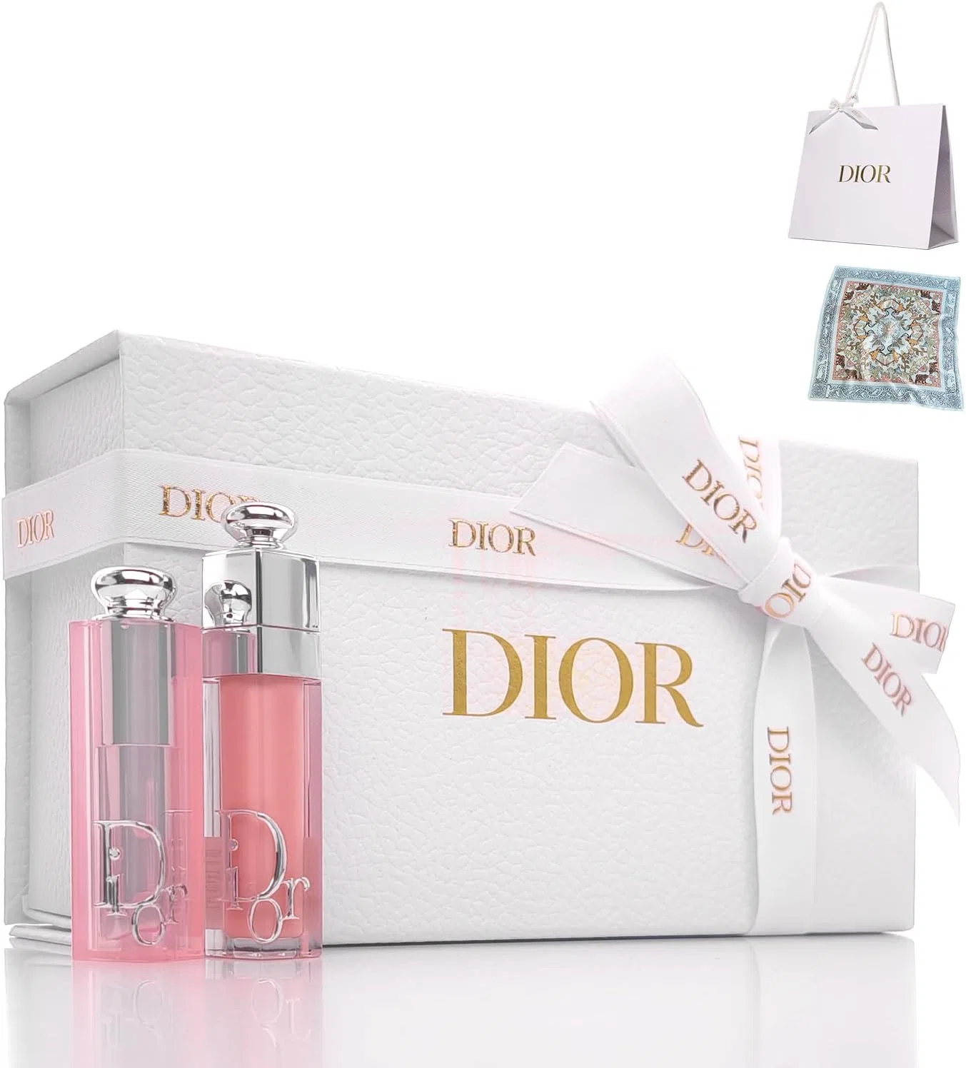 Набор блесков для губ Dior Addict Lip Grow Maximizer, розовый
