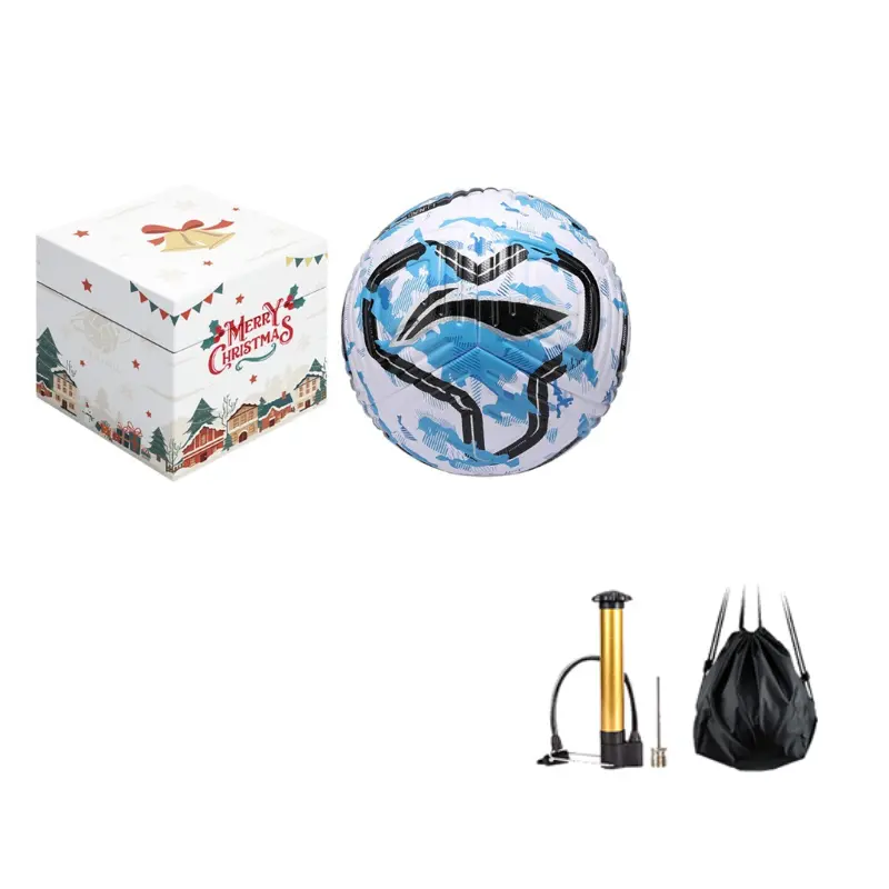 

LINING Размер 5 футбольный мяч TPU бесшовный термосклеивание Unisex белый черный синий