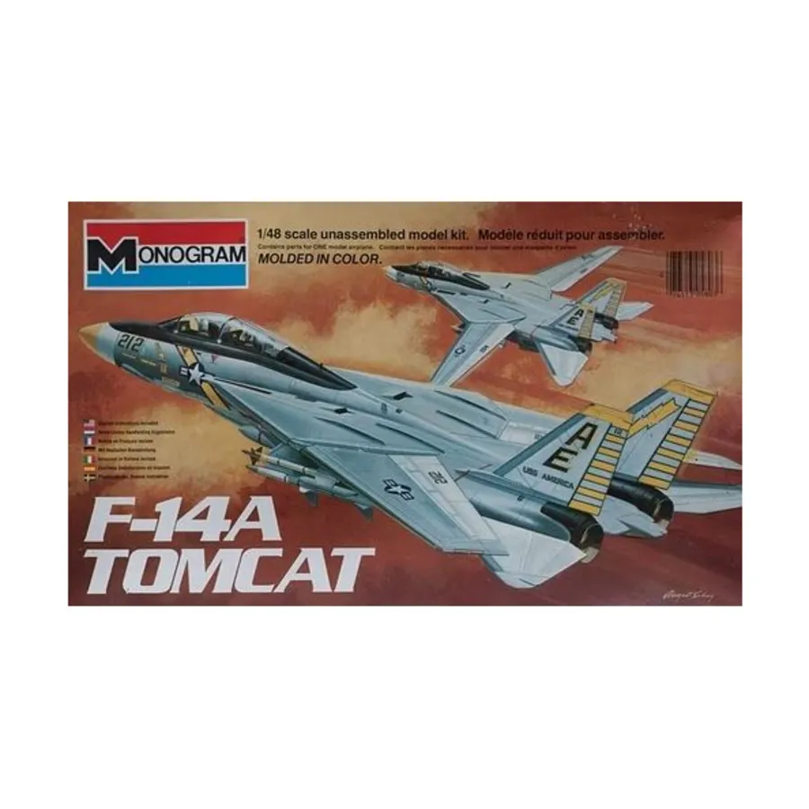 

F-14А Томкэт, Military Aircraft Models (1:48) (Monogram)
