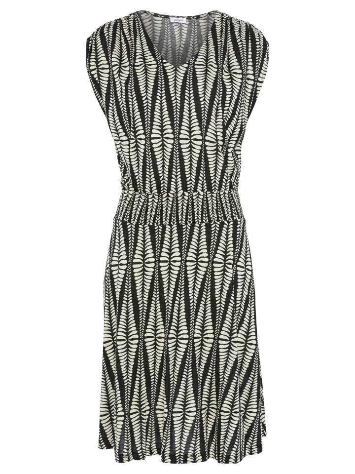

Длинное платье LASCANA Jersey, цвет schwarz-sand bedruckt