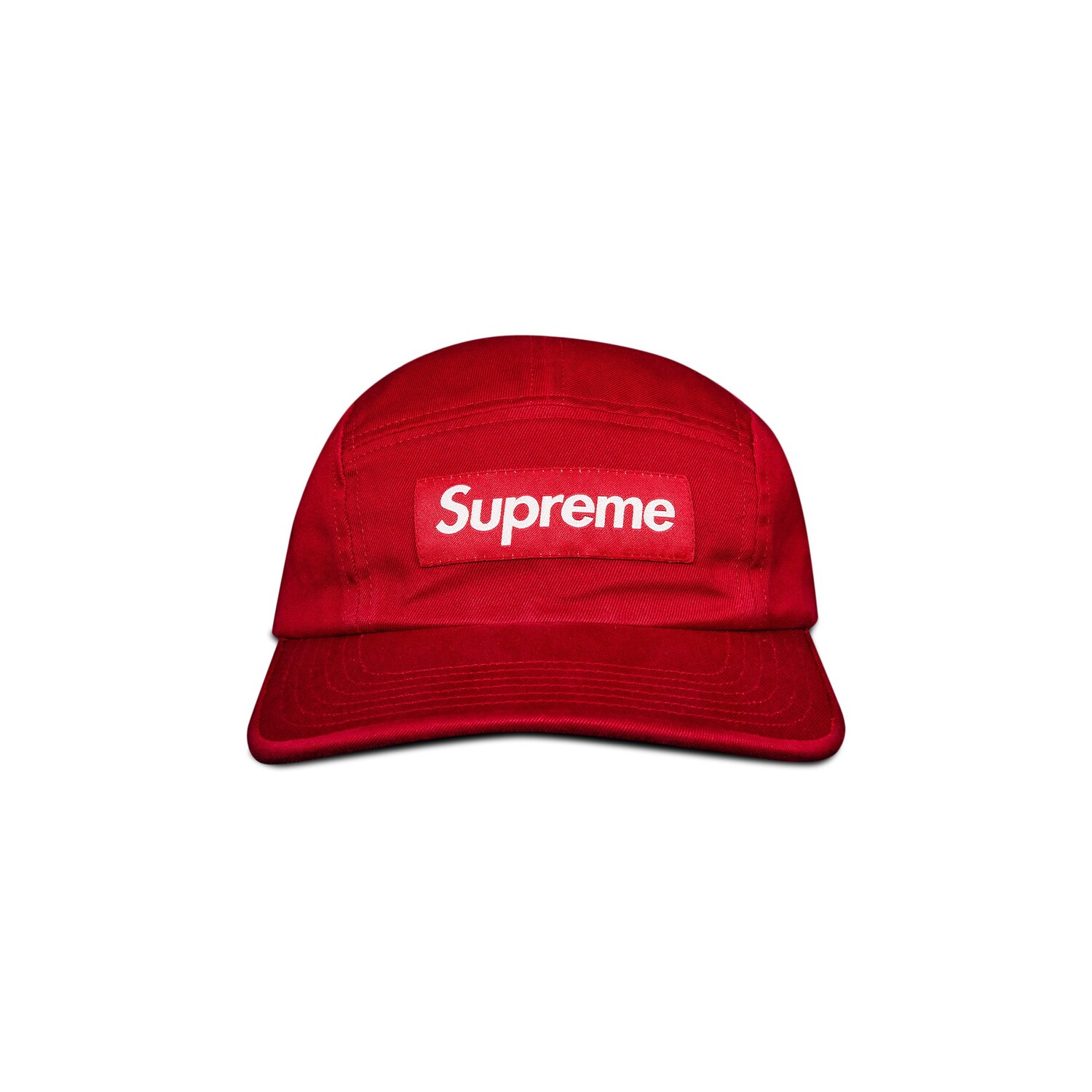 

Твиловая кепка Supreme из ткани чинос, красная