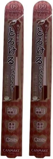 Подводка для глаз Canmake Creamy Touch Liner 09 Darjeeling Pink, 2 шт, 1.5 мм