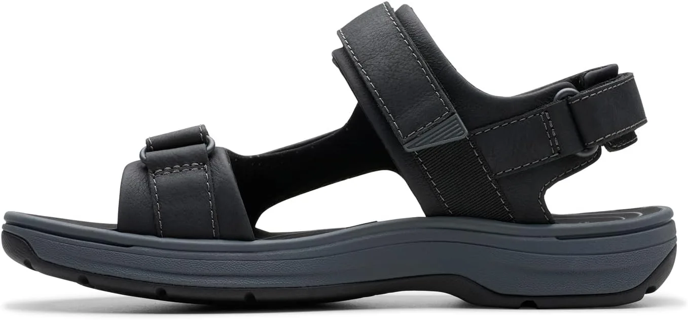 Мужские спортивные сандалии Clarks Saltway Trail, черный — фото 3