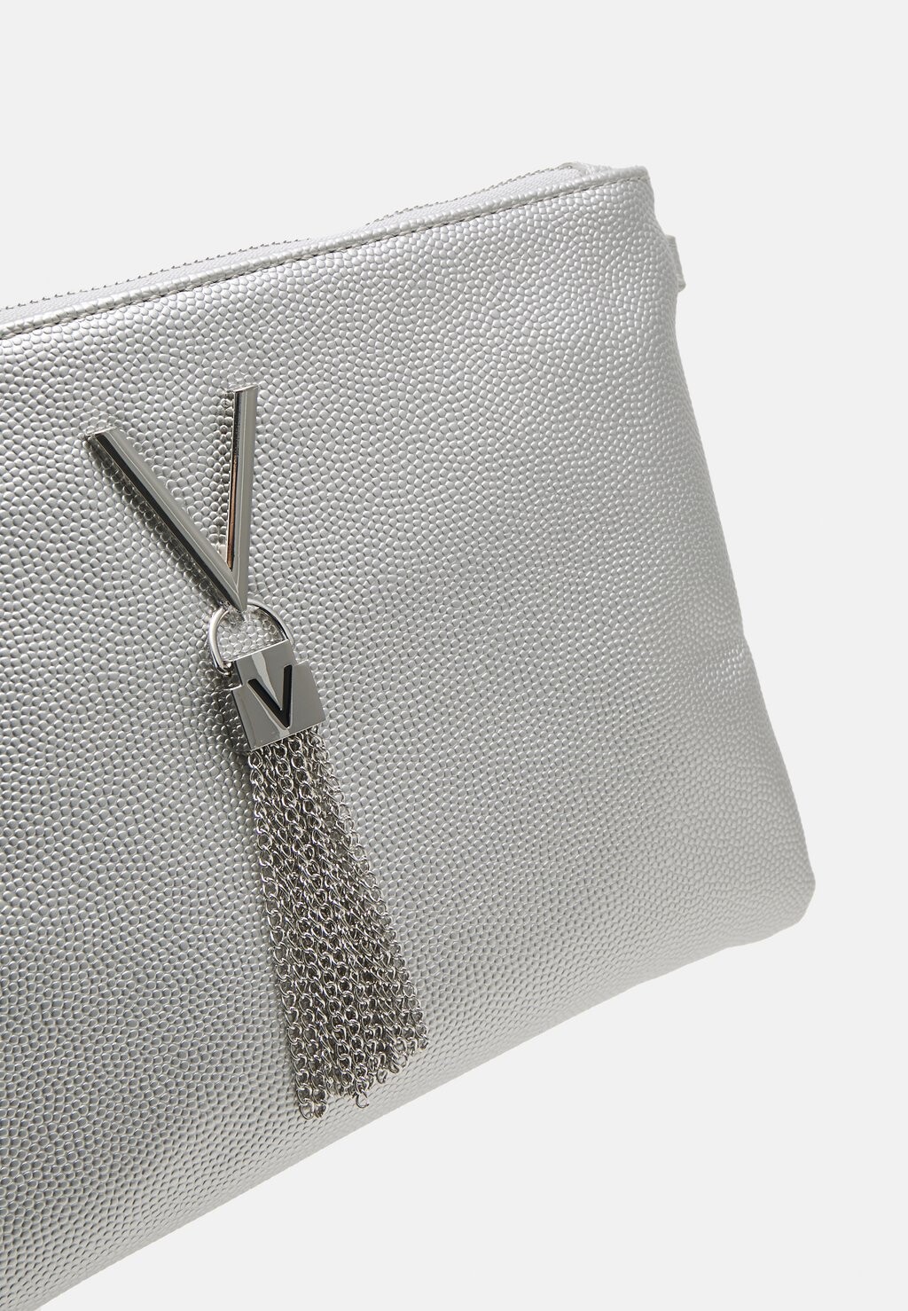 

Сумка через плечо DIVINA Valentino Bags, серебристого цвета