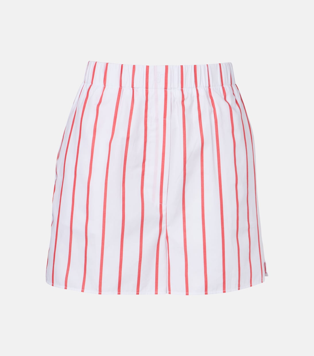 

Шорты из полосатого хлопкового поплина Lui The Frankie Shop, White/Red Stripe