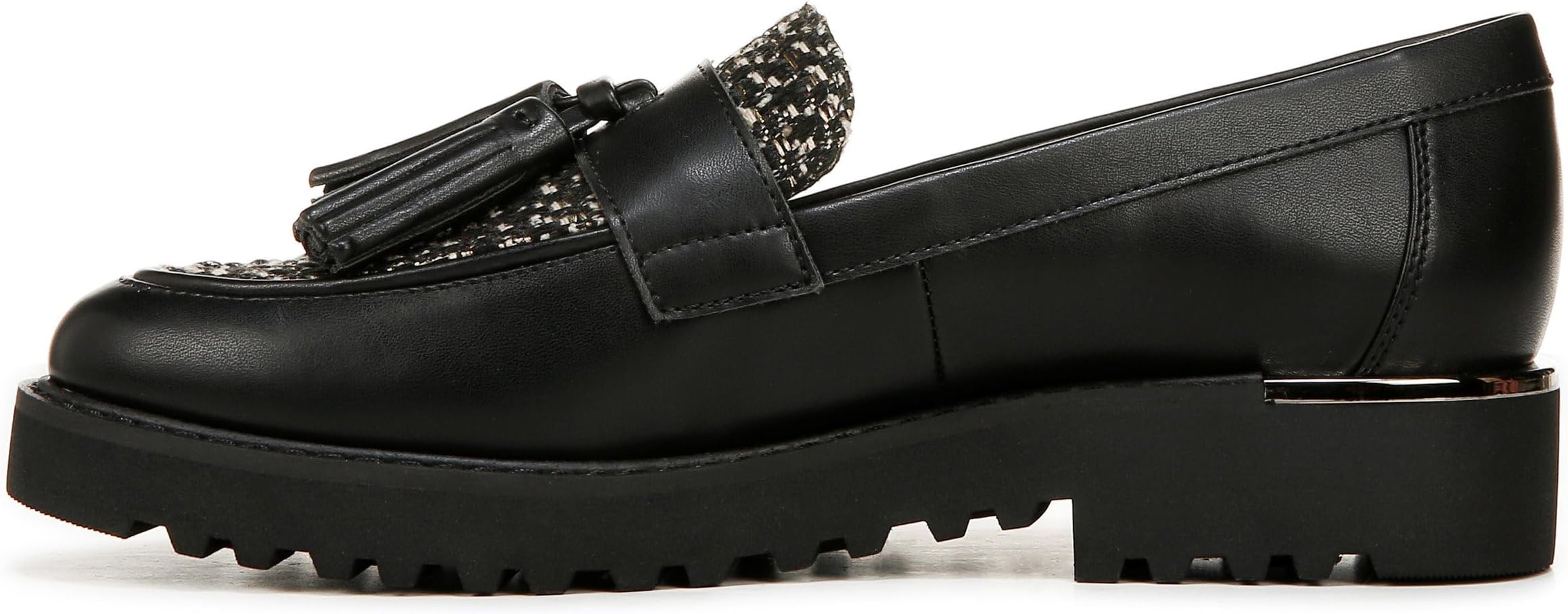 Лоферы Franco Sarto Carolynn, цвет Black Multi Tweed — фото 4