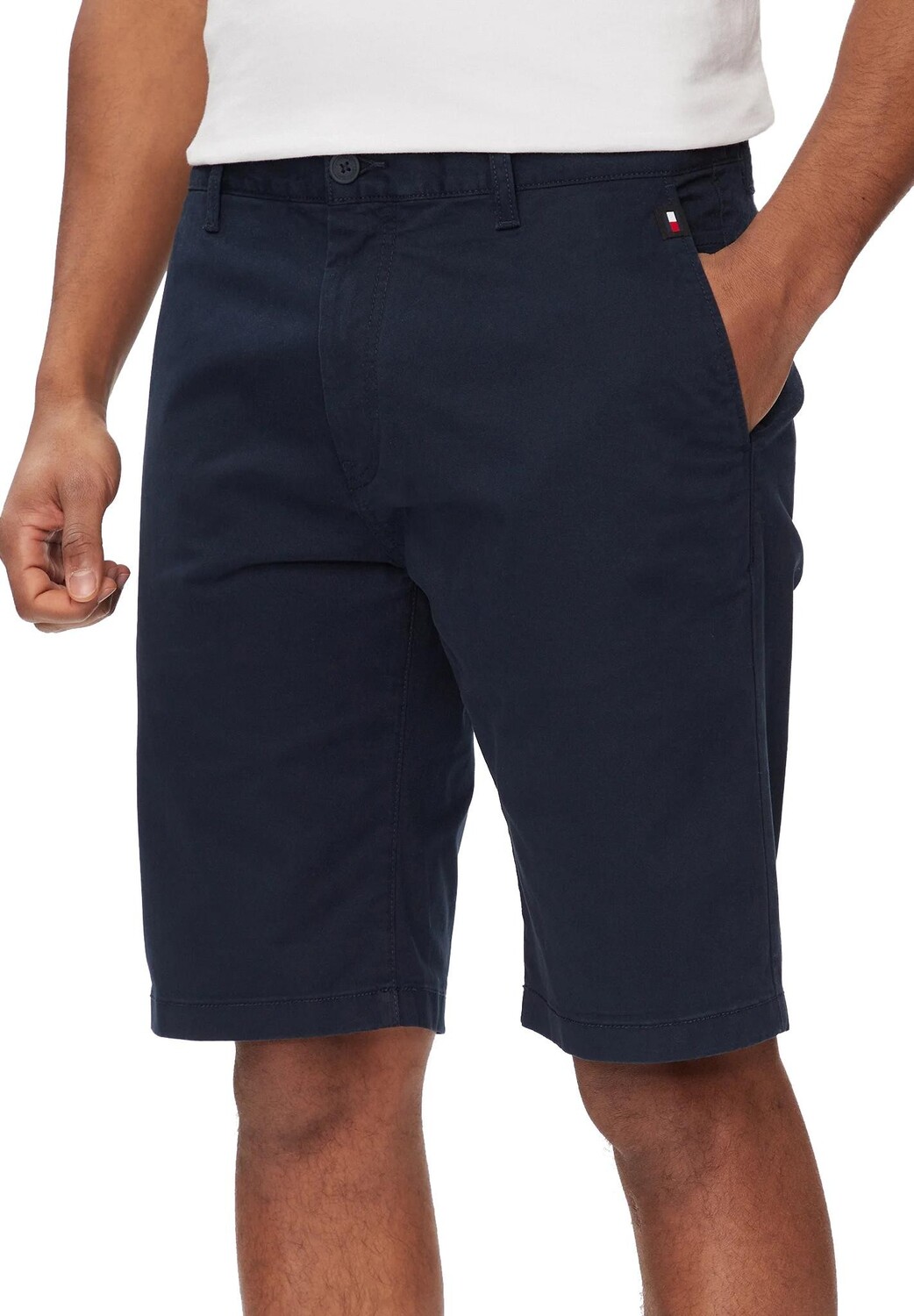 

Шорты Tommy Jeans однотонные, темно-синий