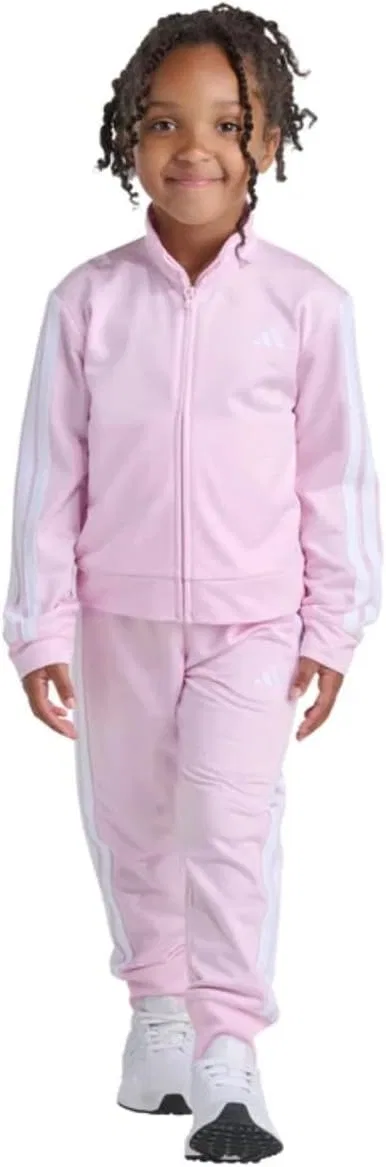 Детский спортивный костюм adidas, куртка и брюки, Pink