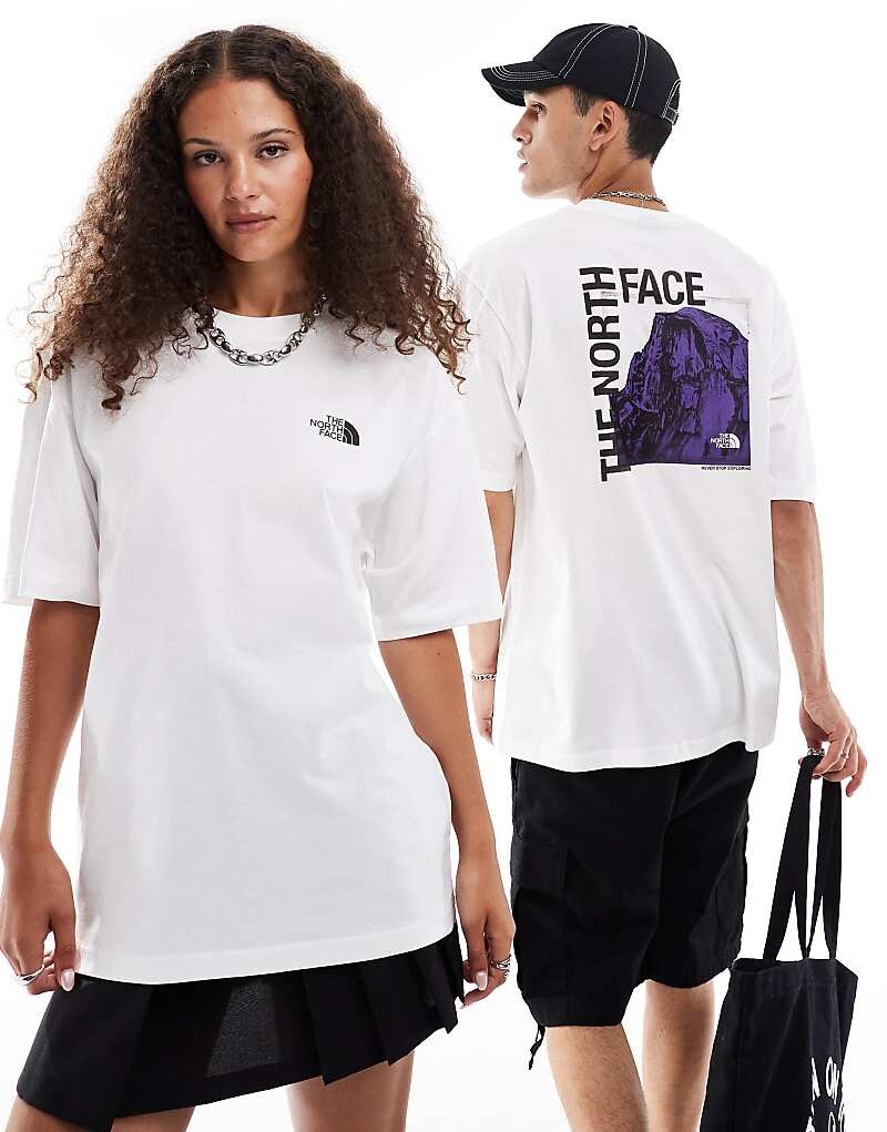 

The North Face – Half Dome – Белая> Футболка Oversize с принтом на спине