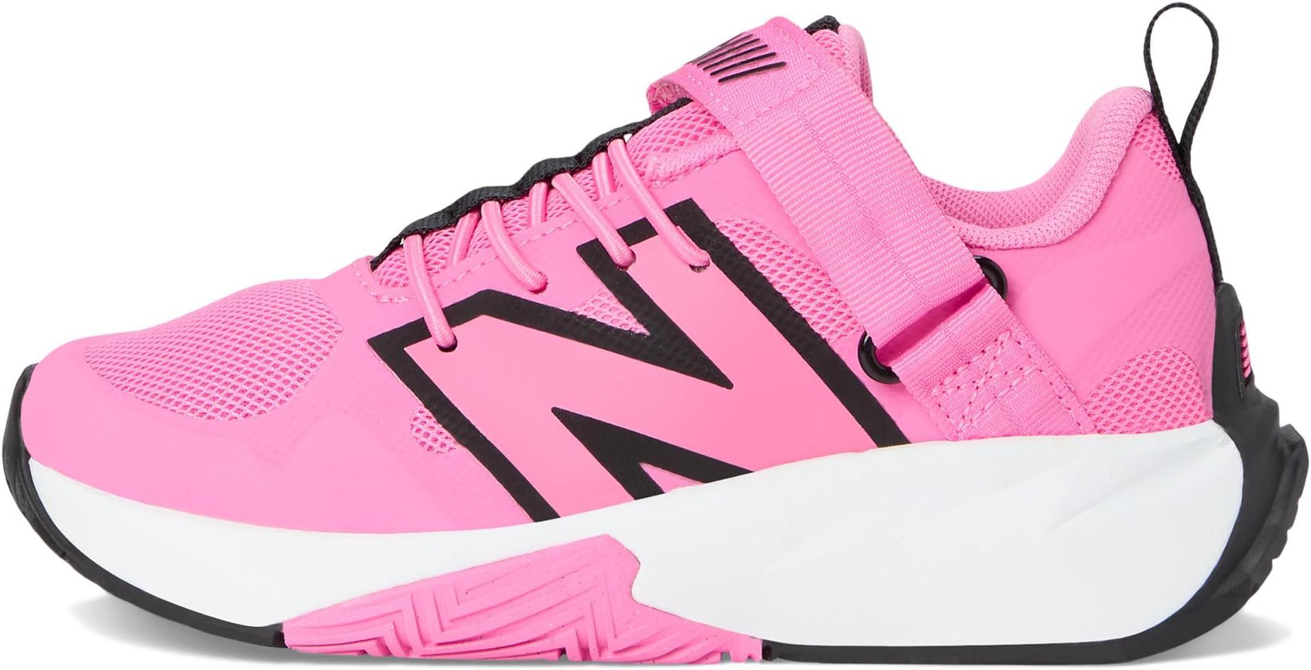 Кроссовки New Balance Kids Fuelcell Play v1 Hook-and-Loop, цвет Signal Pink/Black — фото 4