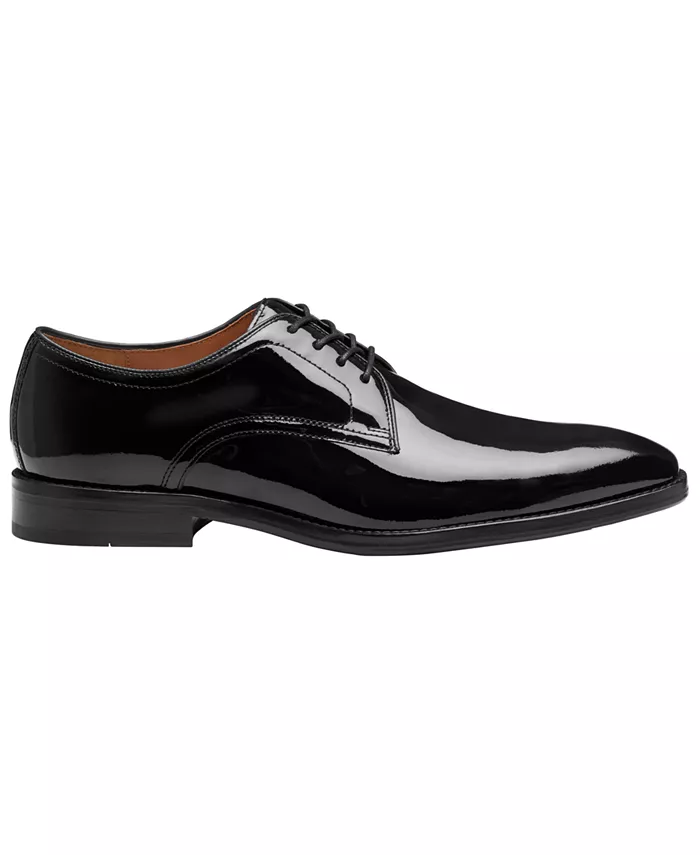 Мужские туфли Sullivan Plain Toe на шнуровке Johnston & Murphy, черный — фото 2
