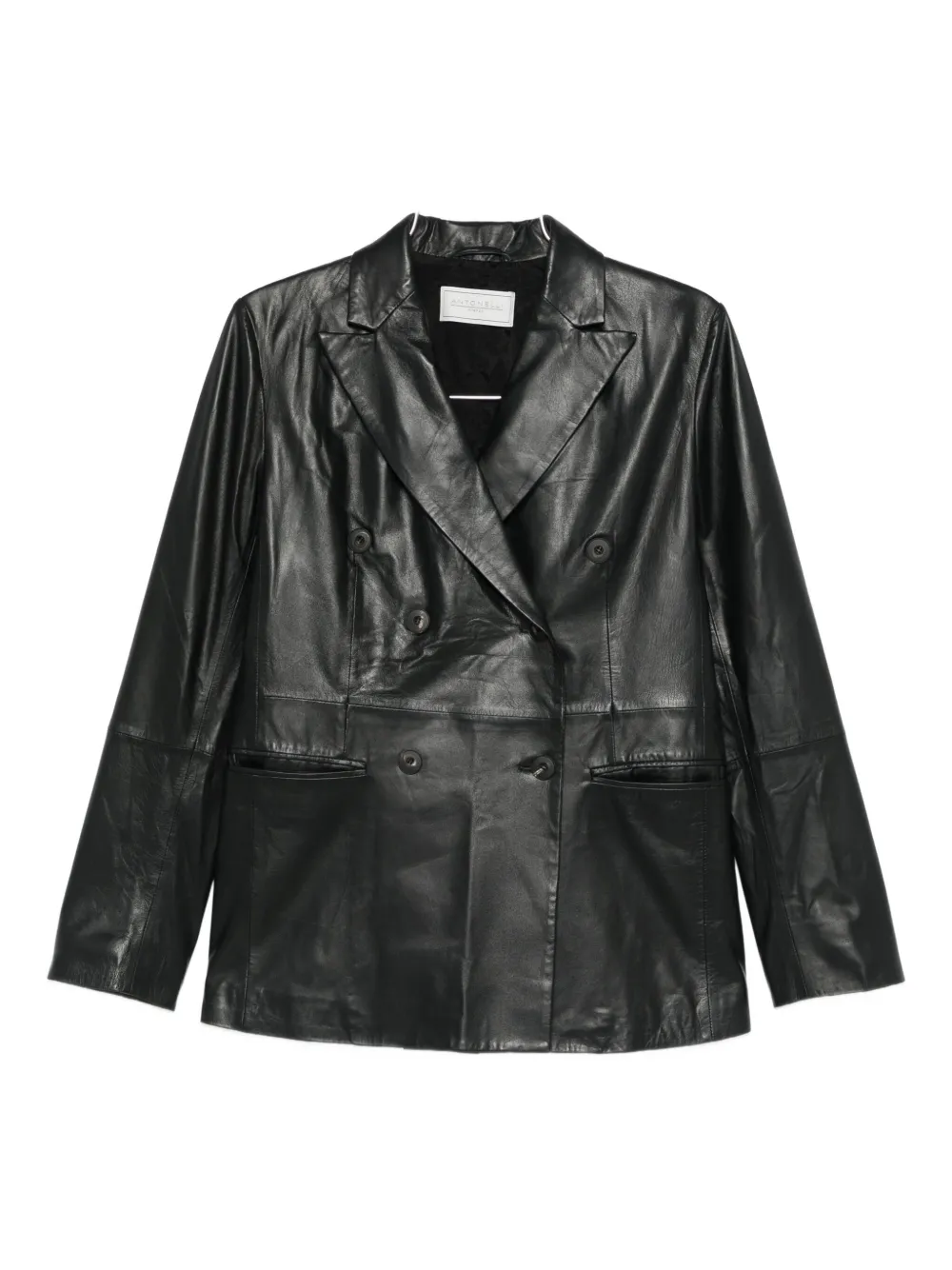 

Двубортный пиджак Gin Tonic с карманами Antonelli, черный