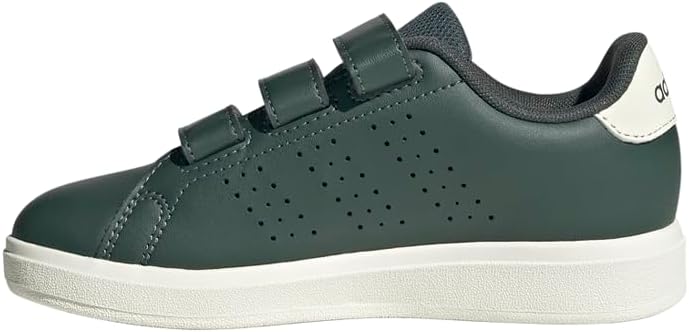 Кроссовки Adidas для детей и унисекс Star Wars Mandalorian Advantage (маленький ребенок), слоновая кость/туманный нефрит — фото 3