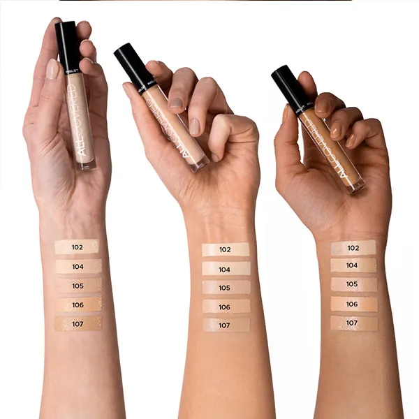 Антивозрастной консилер от темных кругов All Covered Under Eye Concealer Inglot, 104 — фото 4