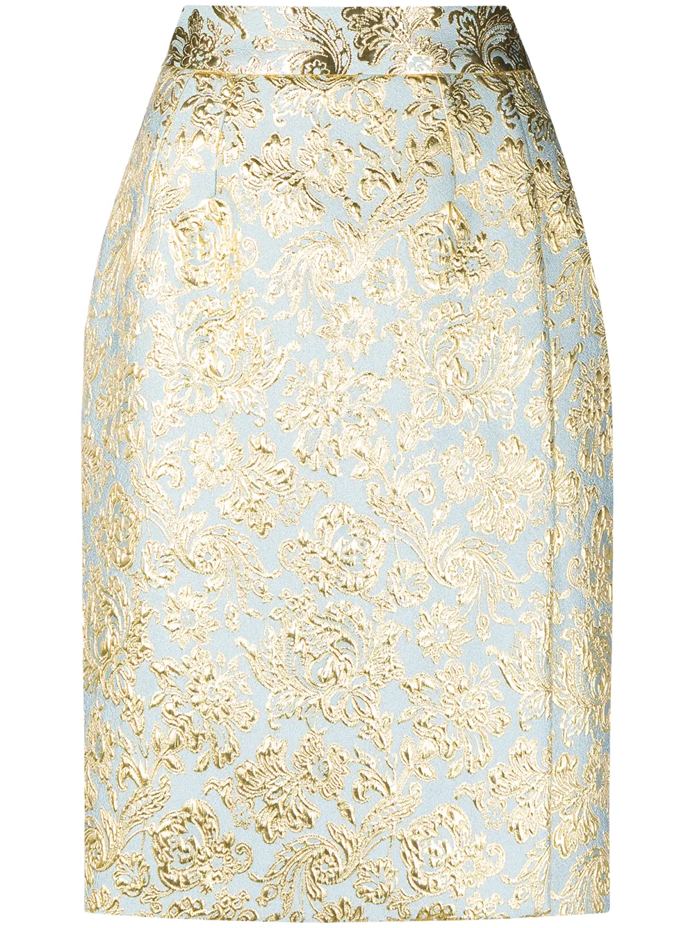 

Юбка-карандаш с узором DOLCE & GABBANA, синий