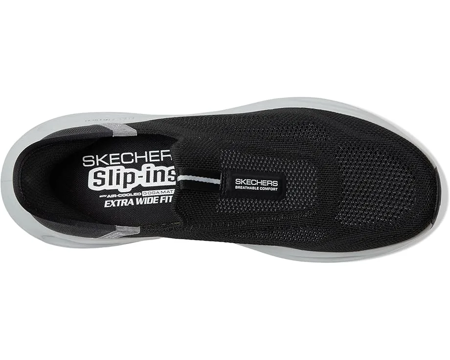 Кроссовки SKECHERS Hands Free Slip-ins Max Cushioning Glide-step Sneaker, Black/Gray — фото 2