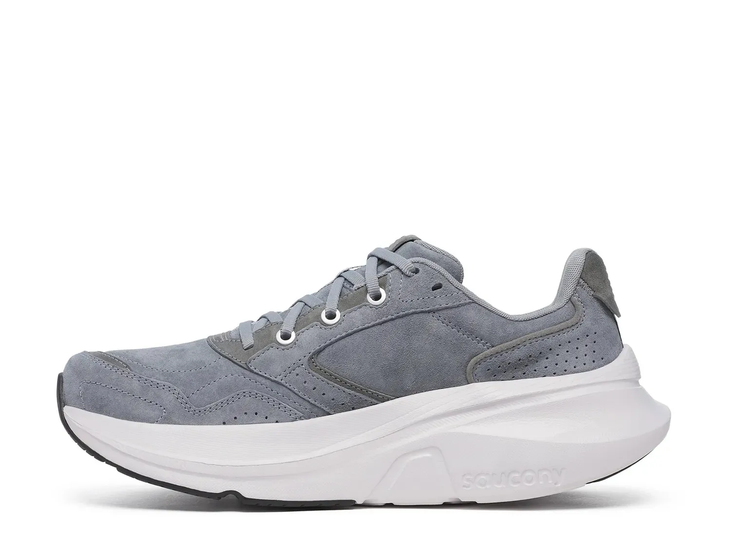 Кроссовки Saucony Guide Metro Running Shoe — мужские, серая замша — фото 3