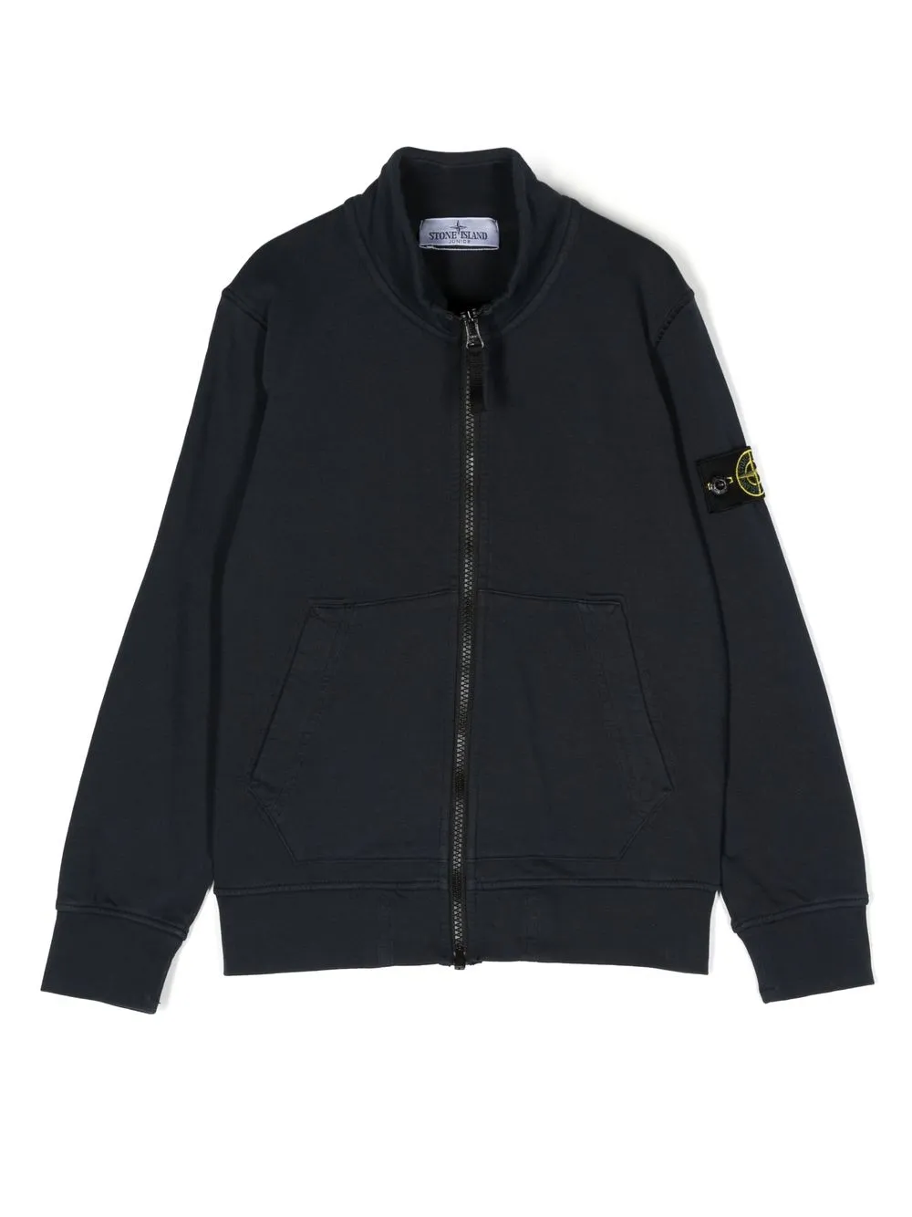 

Толстовка на молнии с нашивкой Compass Stone Island Junior, синий