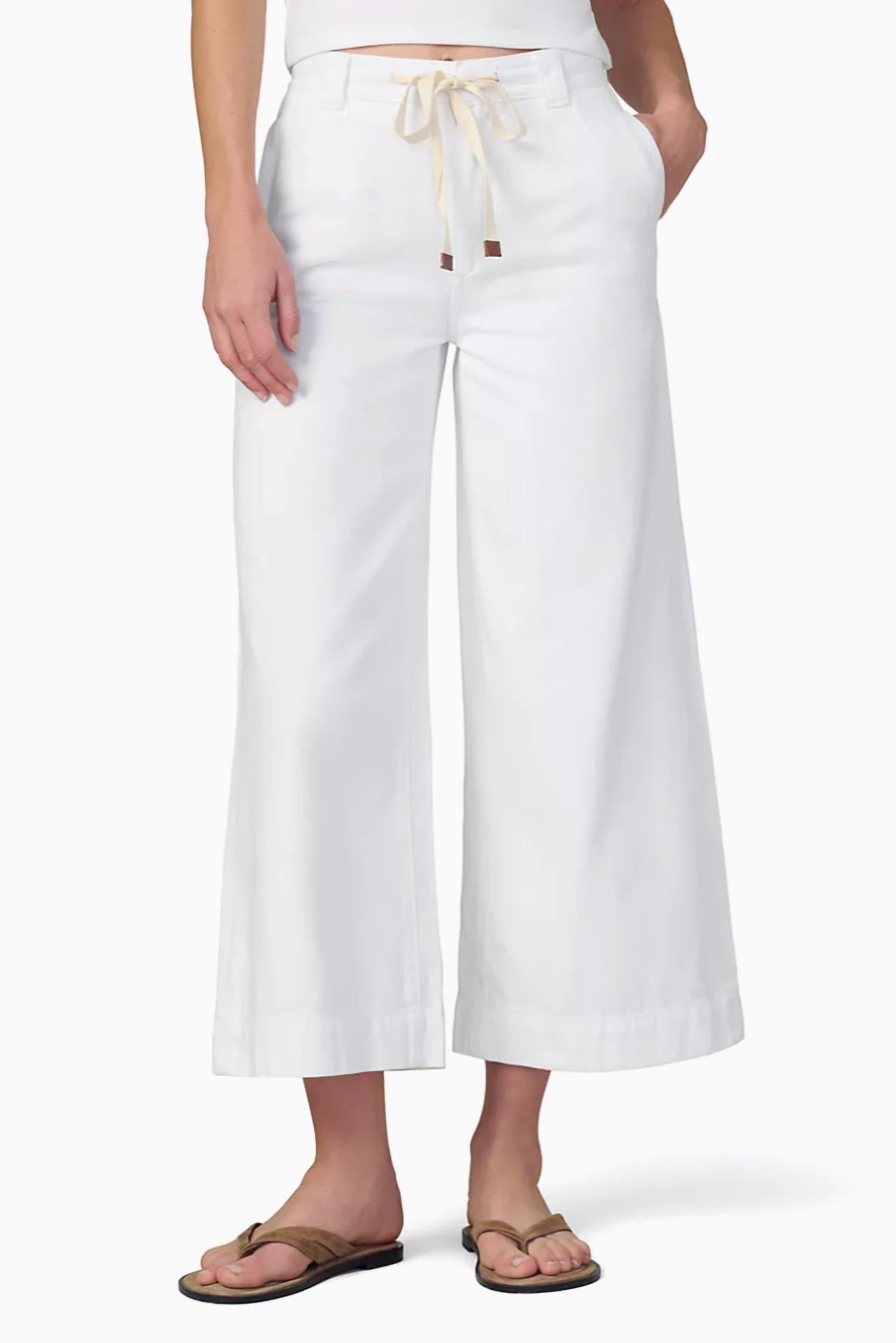 

Эддисон Широкие брюки в белом JOE'S Jeans