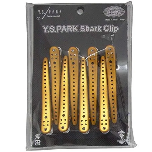Зажим для волос YS Park Shark Clip, золотистый металлик Y.S.Park